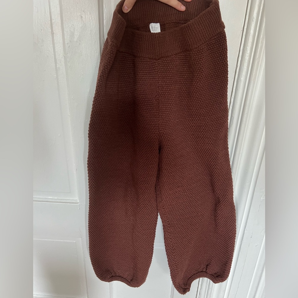 Large Free People look-alike knit sweat pants